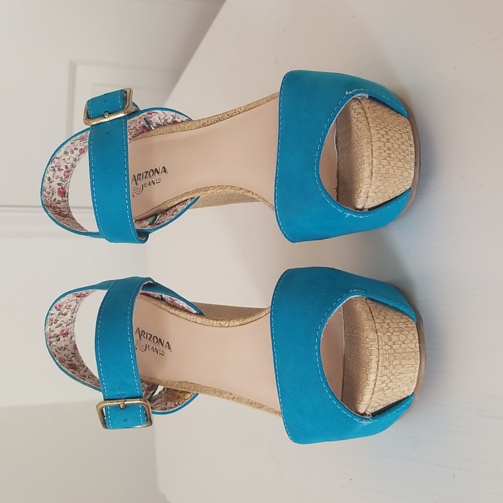 Turquoise Wedges - Picture 3 of 7